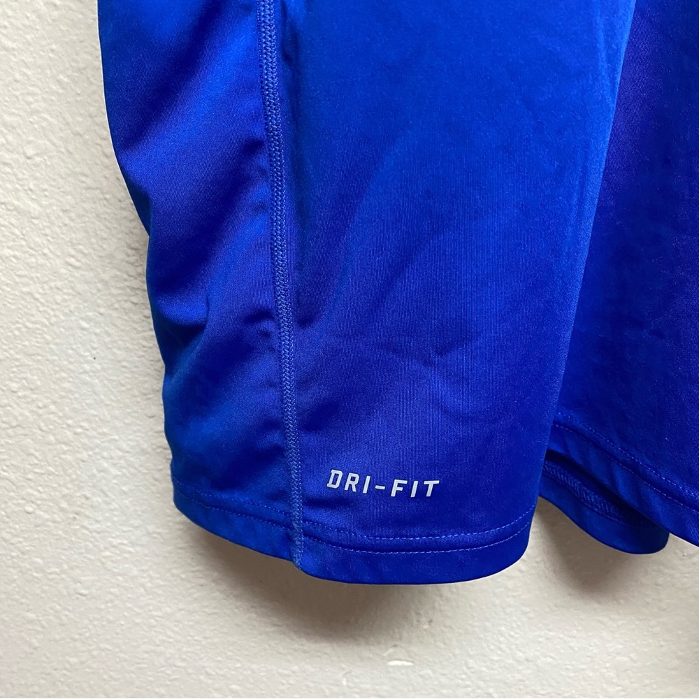 Nike DRI-FIT Men's‎ Short Sleeve Shirt XXL Blue - Picture 4 of 7